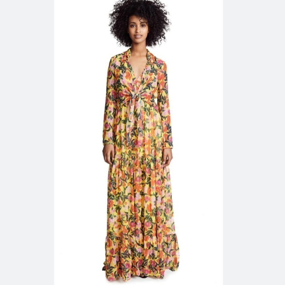 Saloni Alexia Azalea Maxi Dress - Picture 2 of 9